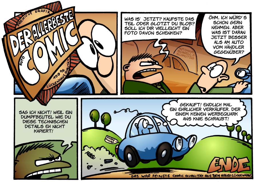 The world best car comic