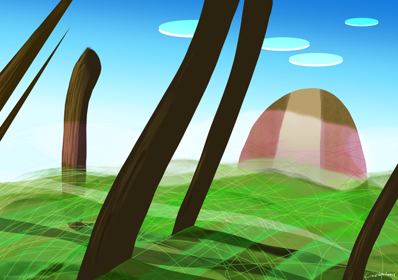 mystical shimmering (series of works land gain)