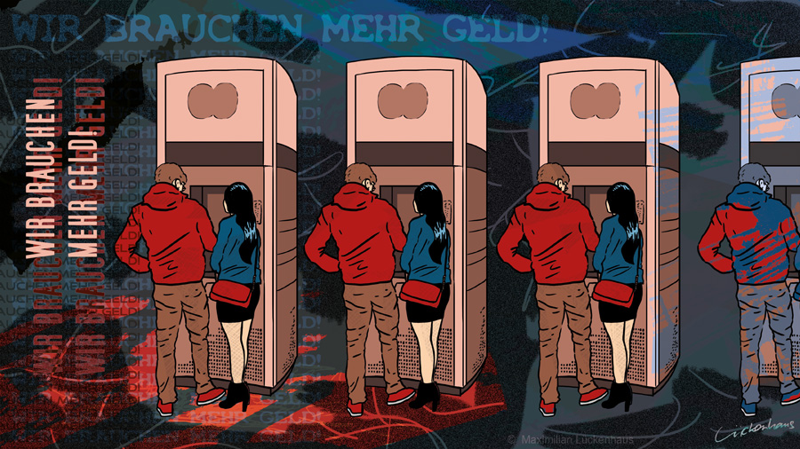 Wir brauchen mehr Geld! (Werkreihe Wiederhole Wachstum!)