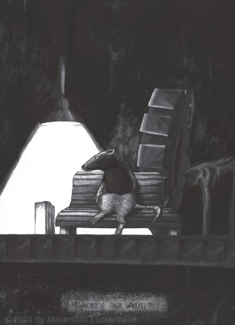 Kunstwerk: Melancholie einer Wanderratte 